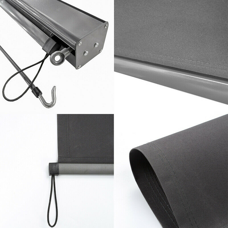 Vertical awning sun protection outdoor roller blind anthracite 2.5M*1.4M | Stornfield