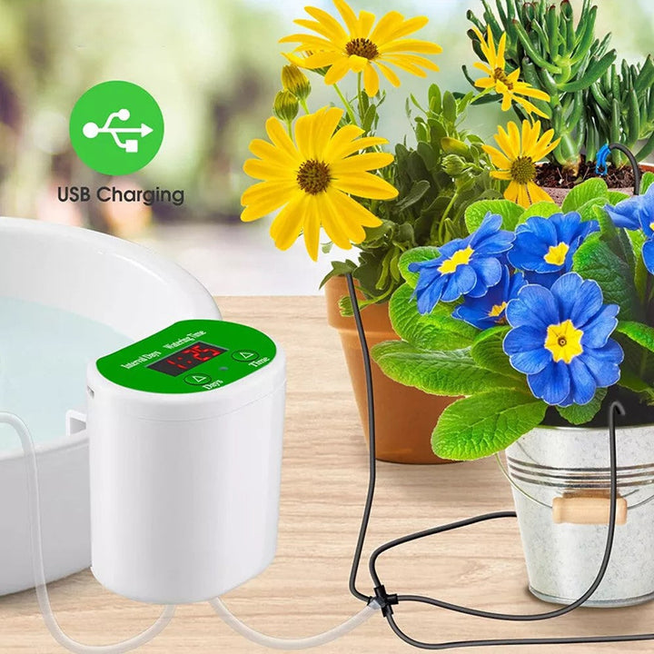 Stornfield | Automatic Watering System for Indoor Plants | Smart Irrigation with Pump & Timer