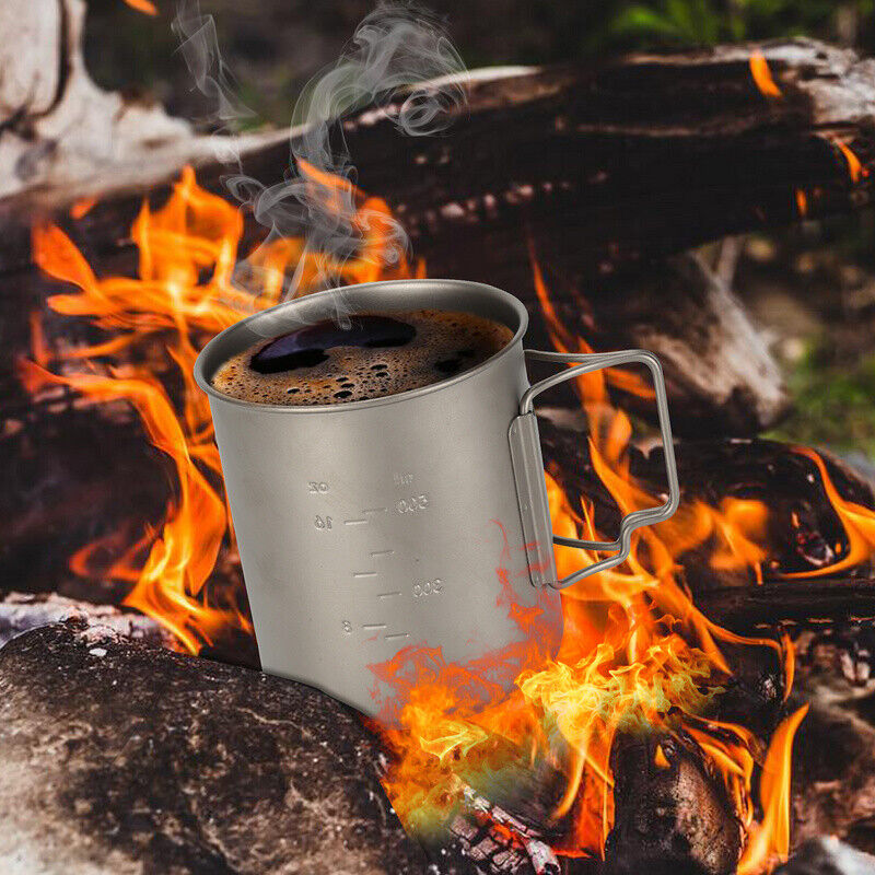 Titan Cup Set with Cutlery Forks & Spoons Camping Cups | Stornfield