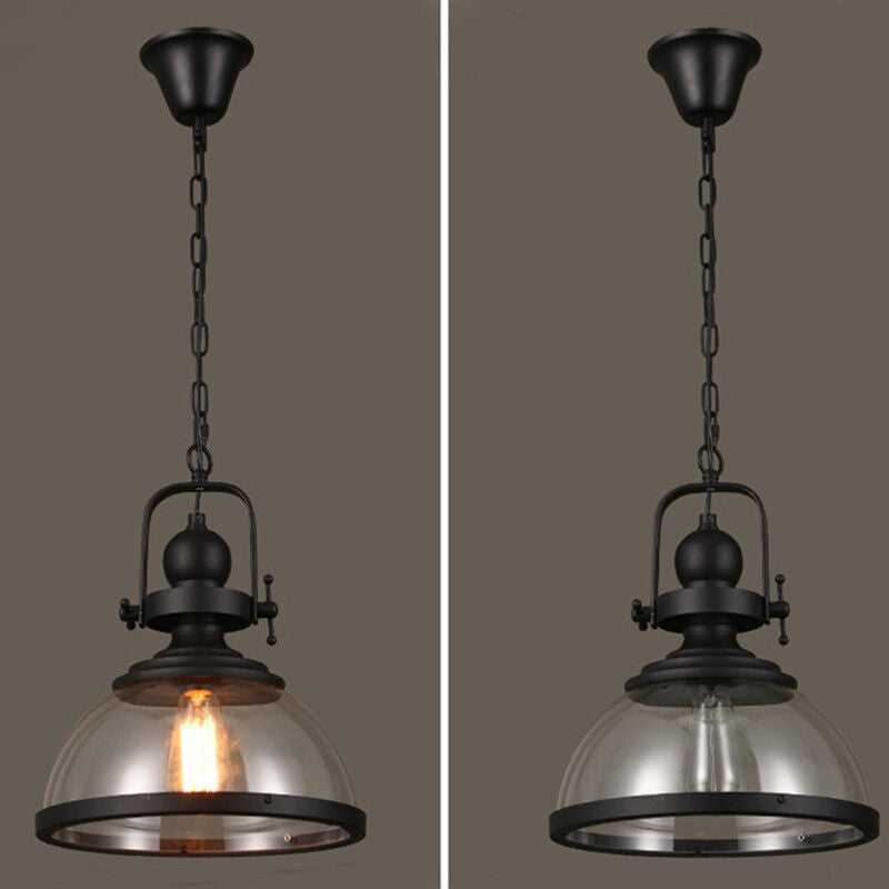 Stornfield | Industrial Retro Iron Antique Glass Chandelier for Ceiling