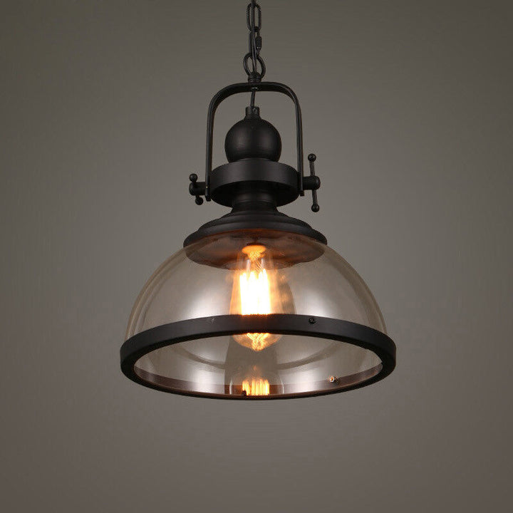 Stornfield | Industrial Retro Iron Antique Glass Chandelier for Ceiling