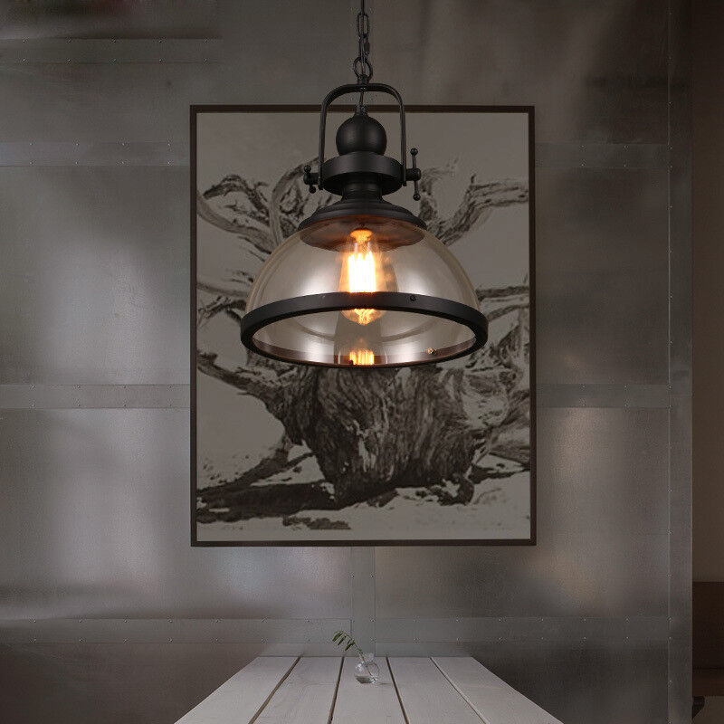 Stornfield | Industrial Retro Iron Antique Glass Chandelier for Ceiling