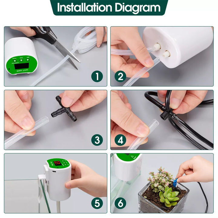 Stornfield | Automatic Watering System for Indoor Plants | Smart Irrigation with Pump & Timer