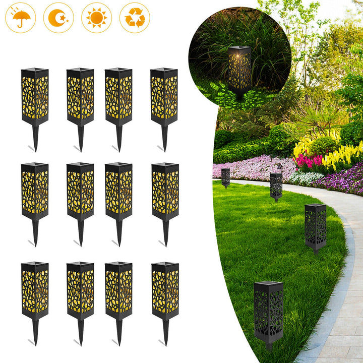 12X Solar Lights LED Path Lights Garden Lighting | Stornfield