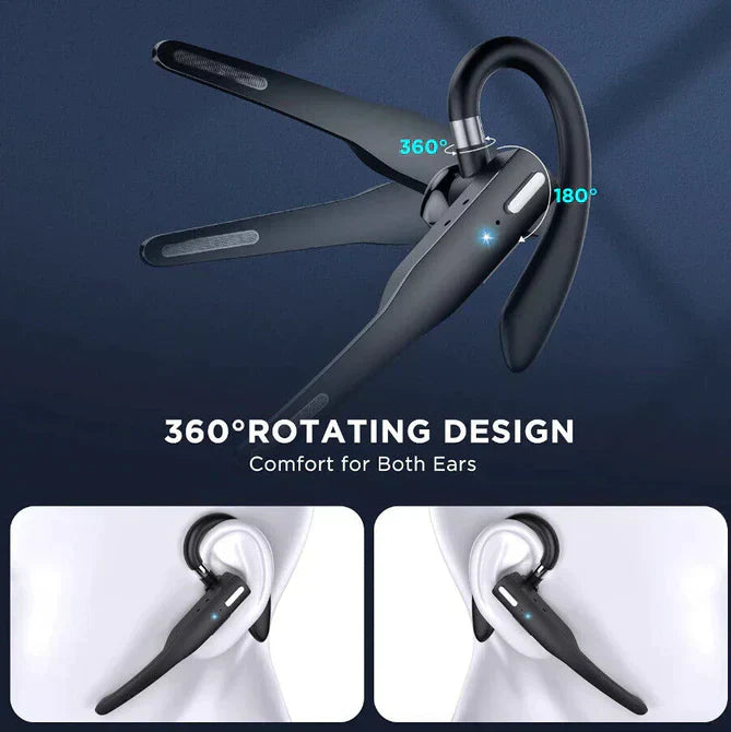 Stornfield | Trucker Dual Mic Wireless Bluetooth 5.1 Noise Cancelling Headset/Earphones