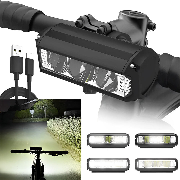 Stornfield | Ultra-Bright LED Bike Light | Adjustable Brightness | Waterproof & Multi-Mode Cycling Light