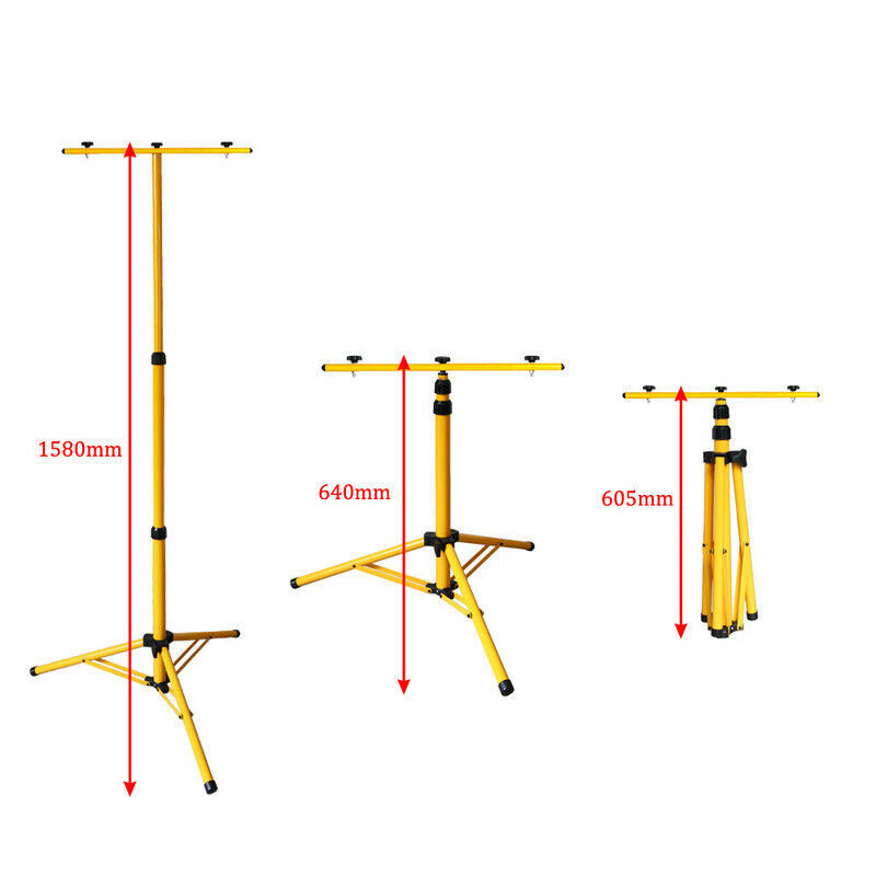 LED Floodlight with Tripod Construction Light 2X50W Cool White | Stornfield