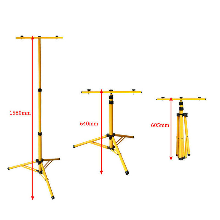 LED Floodlight with Tripod Construction Light 2X50W Cool White | Stornfield