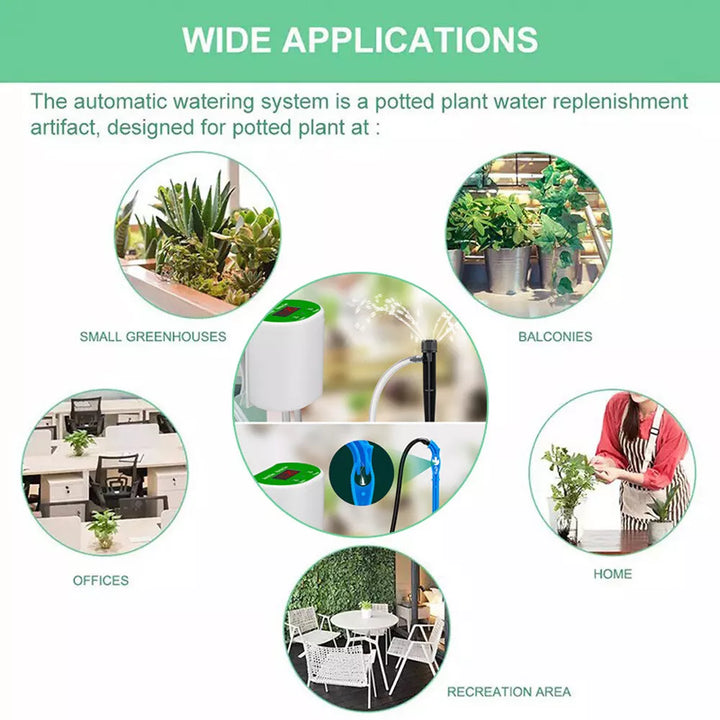 Stornfield | Automatic Watering System for Indoor Plants | Smart Irrigation with Pump & Timer
