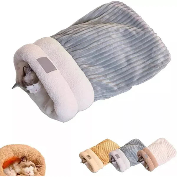 3-Layer Pet Sleeping Bag for Cats & Small Dogs Stornfield