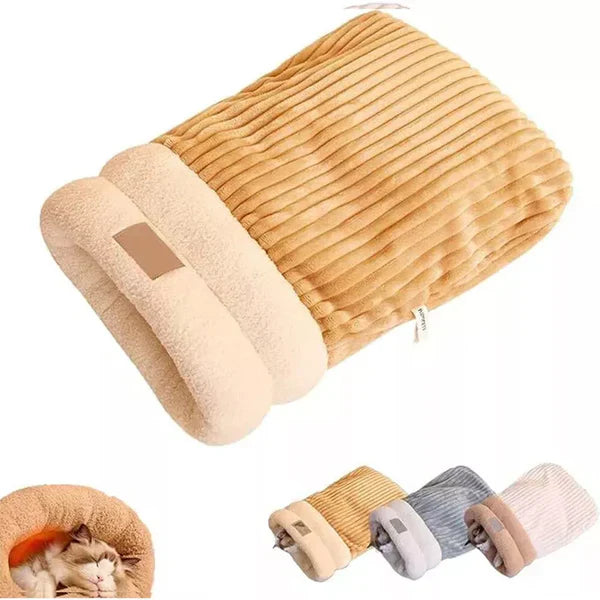 3-Layer Pet Sleeping Bag for Cats & Small Dogs Stornfield