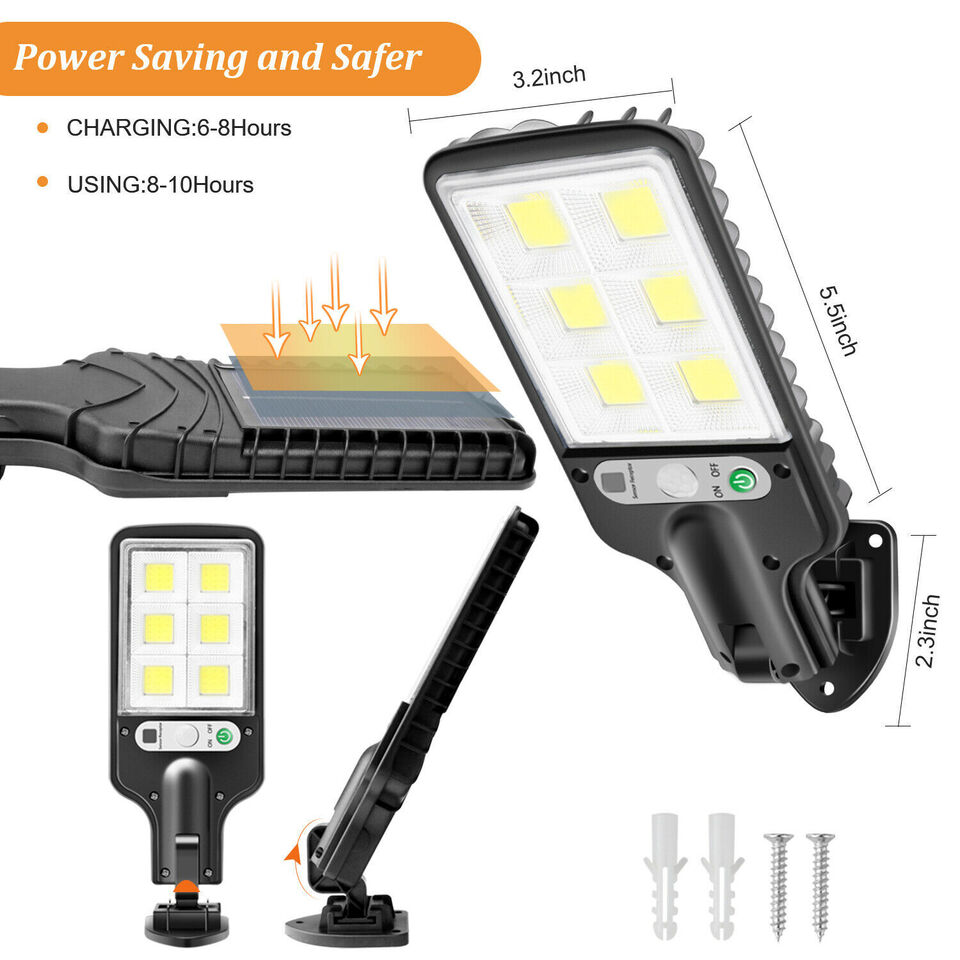 Premium solar-powered LED street lamp | Stornfield
