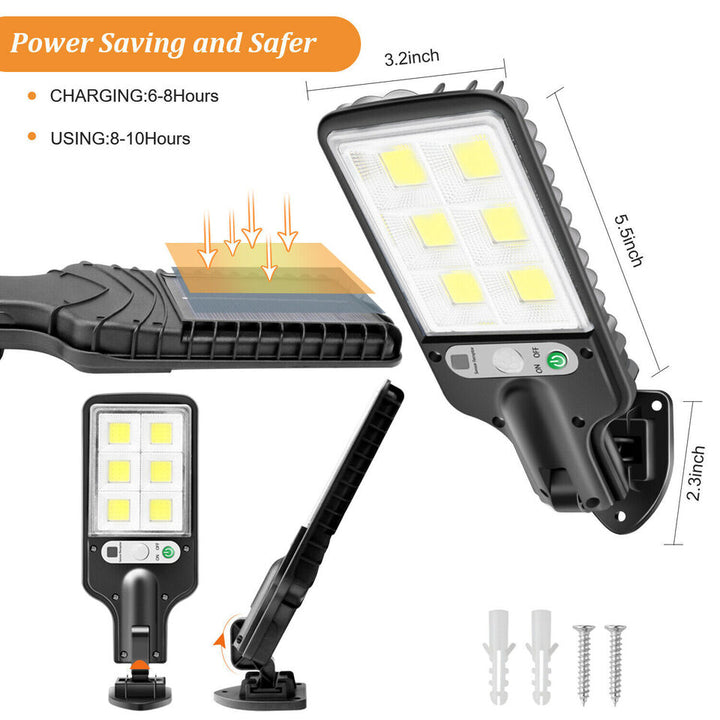 Premium solar-powered LED street lamp | Stornfield