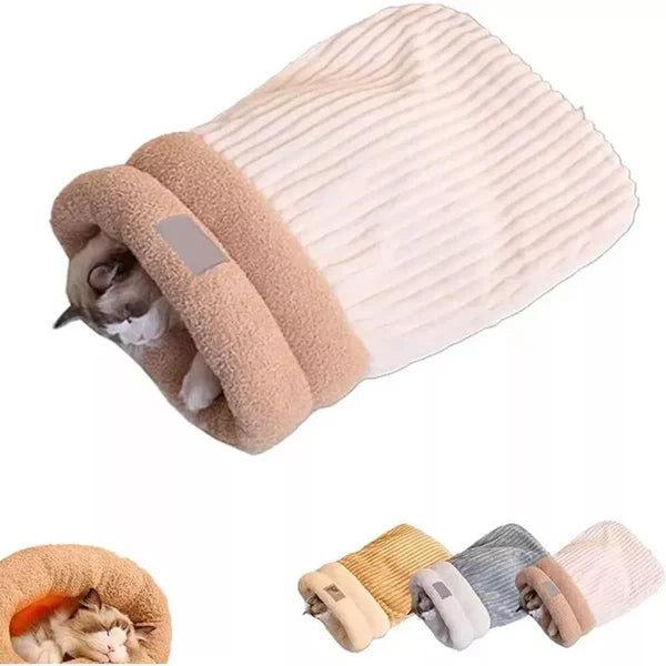 3-Layer Pet Sleeping Bag for Cats & Small Dogs Stornfield