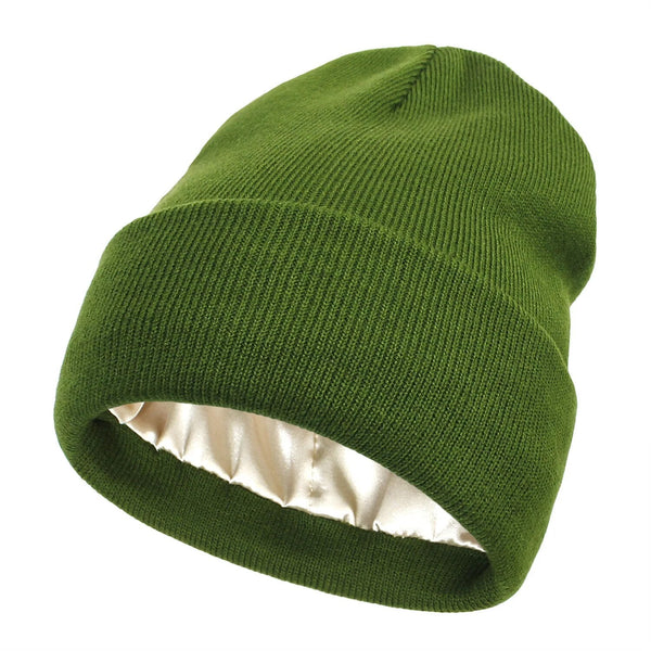 Stornfield | Noor Silk Winter Hat – Wool & Silk – Anti-Frizz Hair Protection