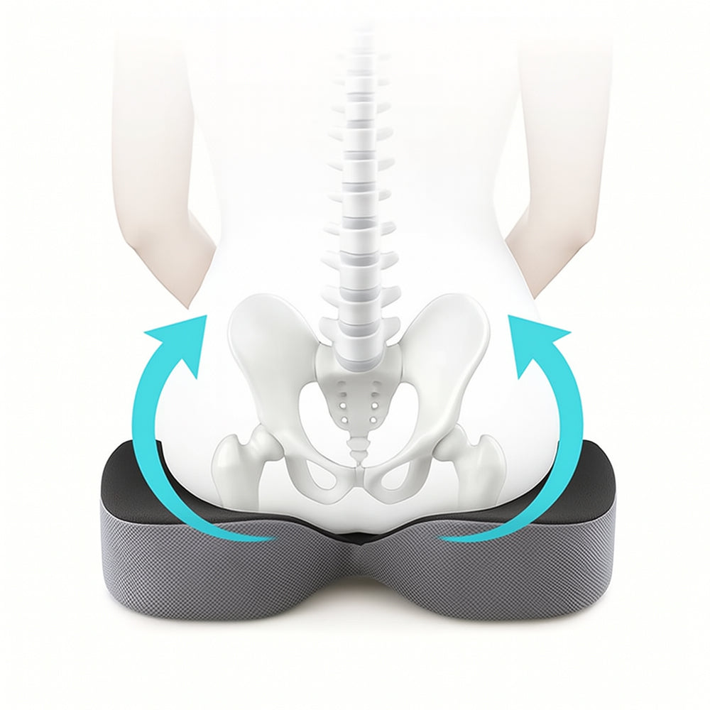 Ergonomic Seat Cushion made of Memory Foam | Stornfield