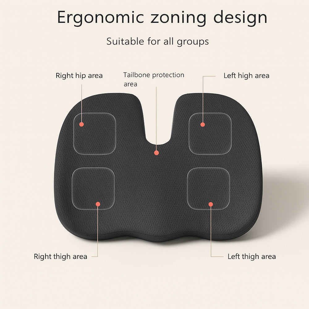 Ergonomic Seat Cushion made of Memory Foam | Stornfield