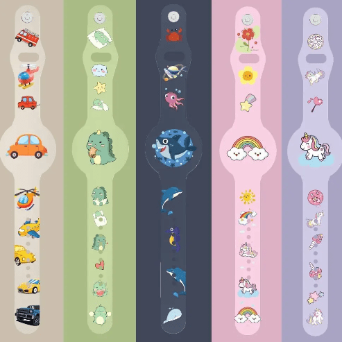 Stornfield | SAFESNUG – Kids’ Airtag Bracelet with Fun Dino Design