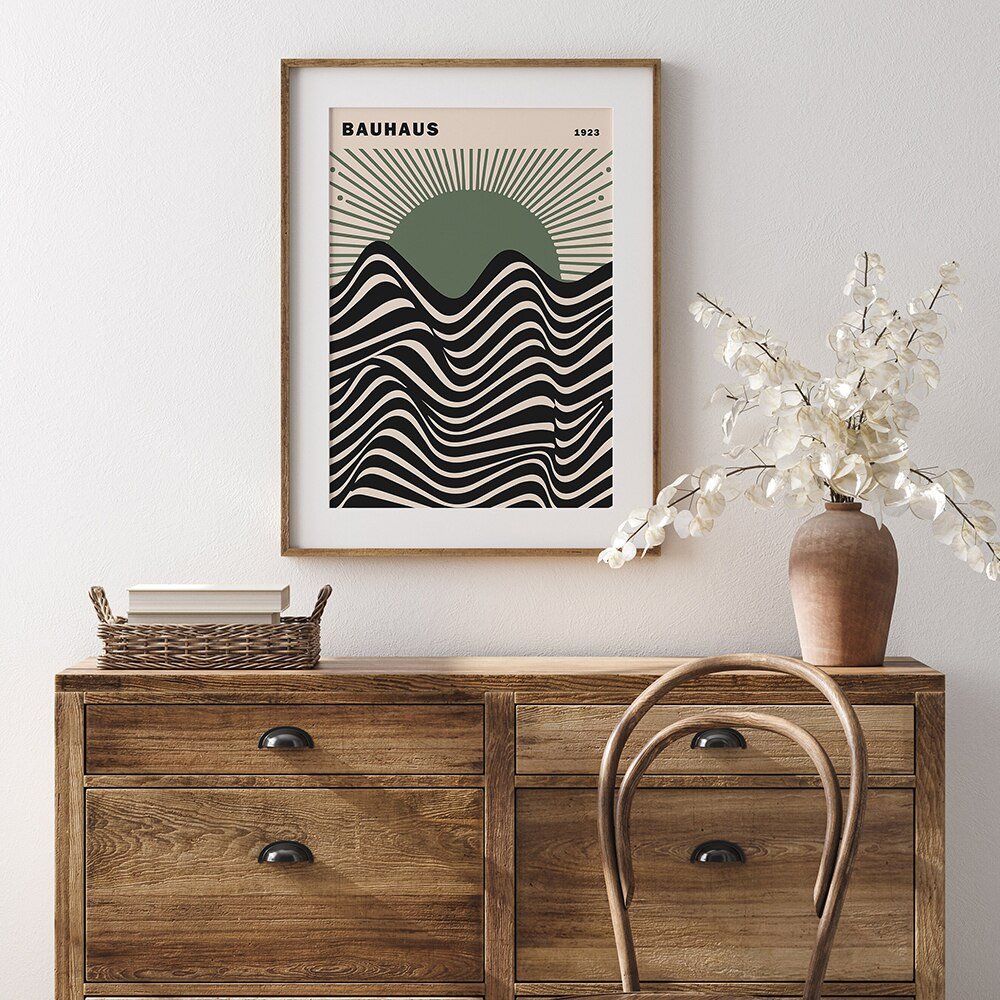 Stornfield | Sage Green Matisse Yayoi Kusama Exhibition Poster