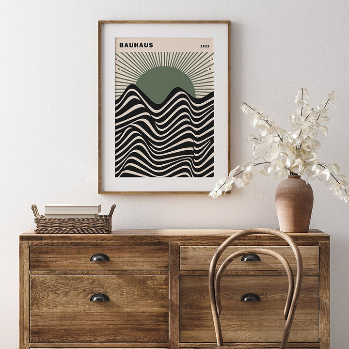 Stornfield | Sage Green Matisse Yayoi Kusama Exhibition Poster
