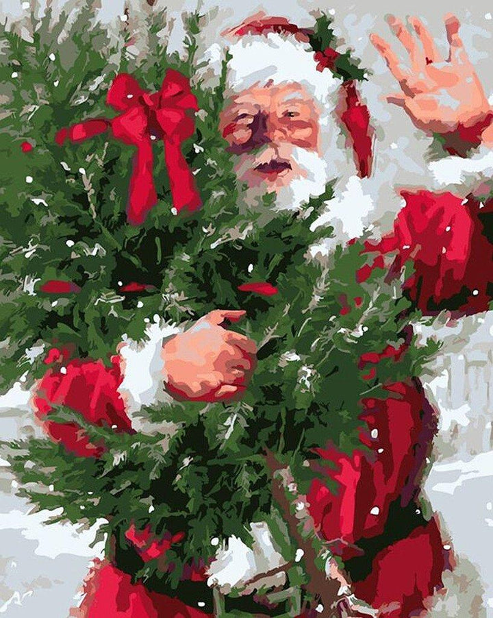 Santa Claus Is Coming to Town! - Van-Go Paint by Numbers Kit | Stornfield