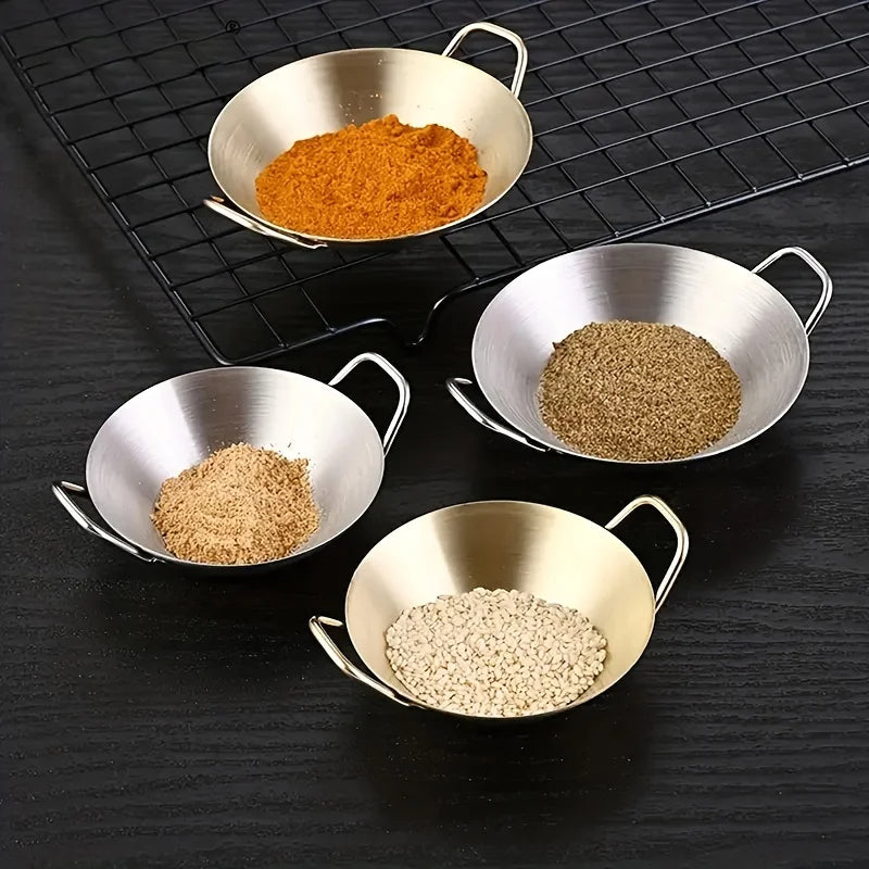 Sauce Dipping Bowl Stainless Steel Dipping Cups Round Sauce Dishes | Stornfield