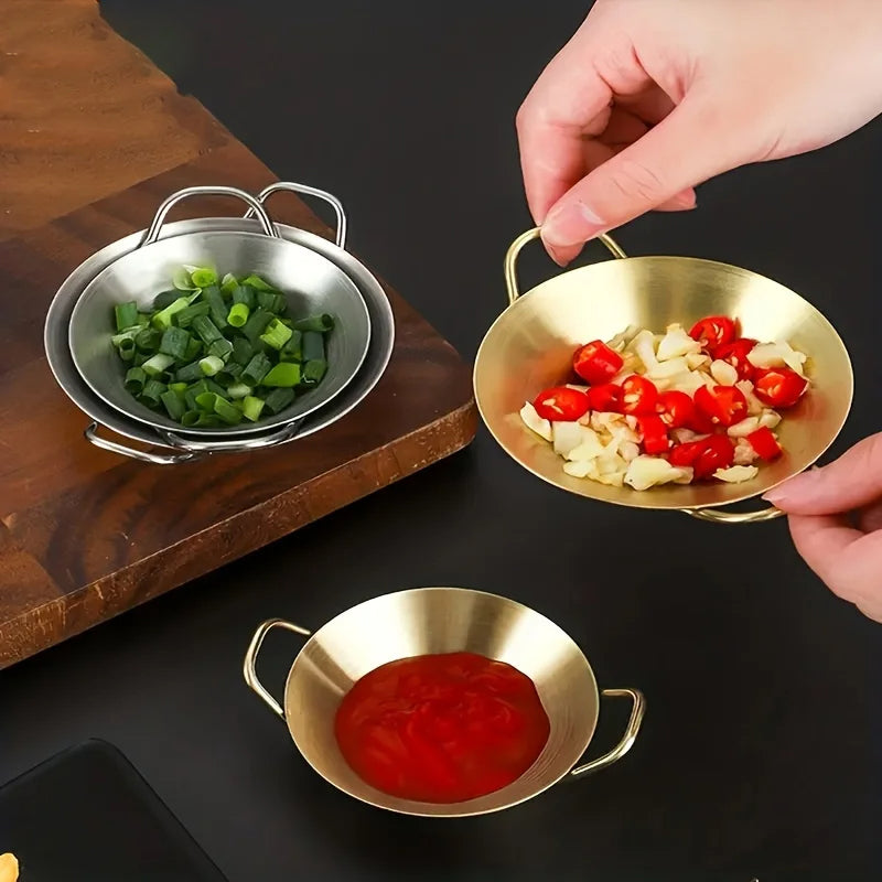 Sauce Dipping Bowl Stainless Steel Dipping Cups Round Sauce Dishes | Stornfield