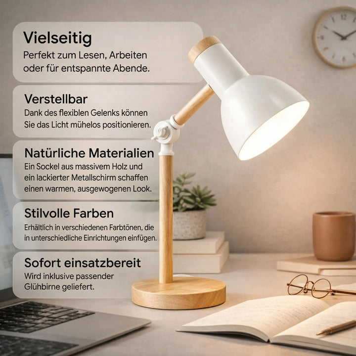 HoutLicht Desk Lamp for Desk | Stornfield