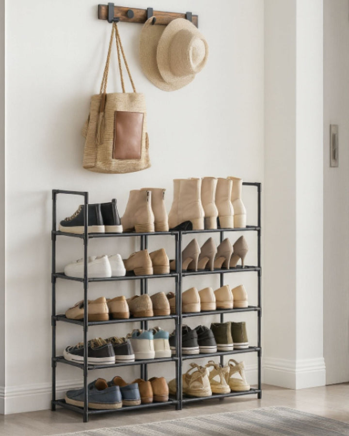SlimStack Shoe Rack 10 Levels – Space-Saving Storage System | Stornfield