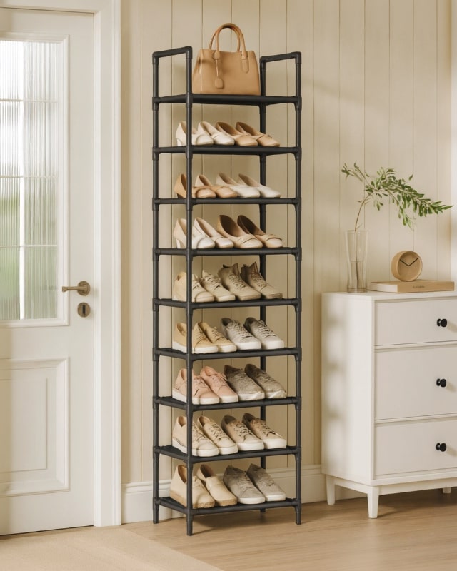 SlimStack Shoe Rack 10 Levels – Space-Saving Storage System | Stornfield