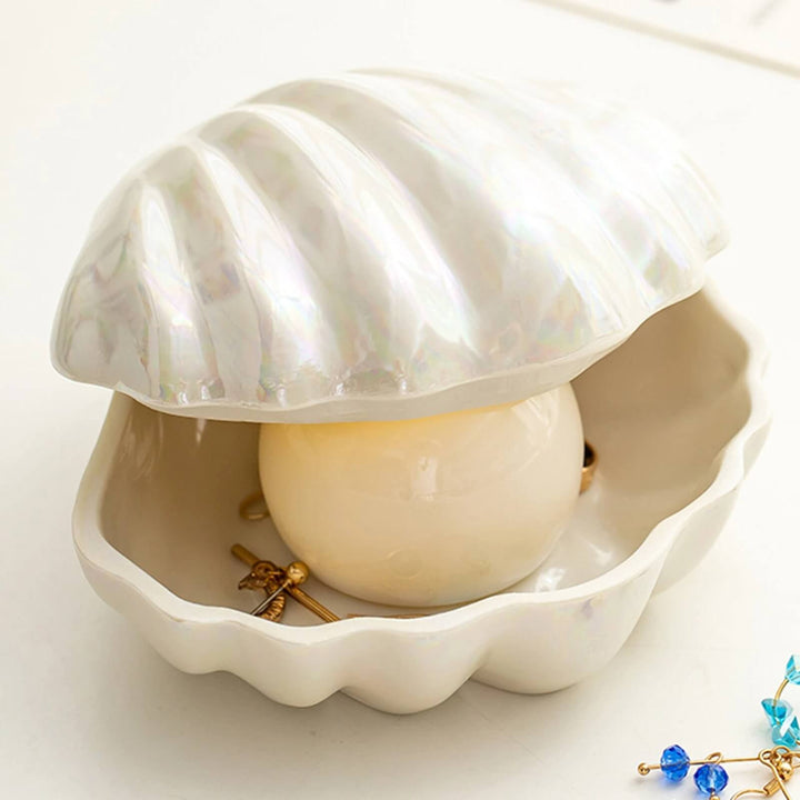 Stornfield | Clam Shell Ceramic Storage Box