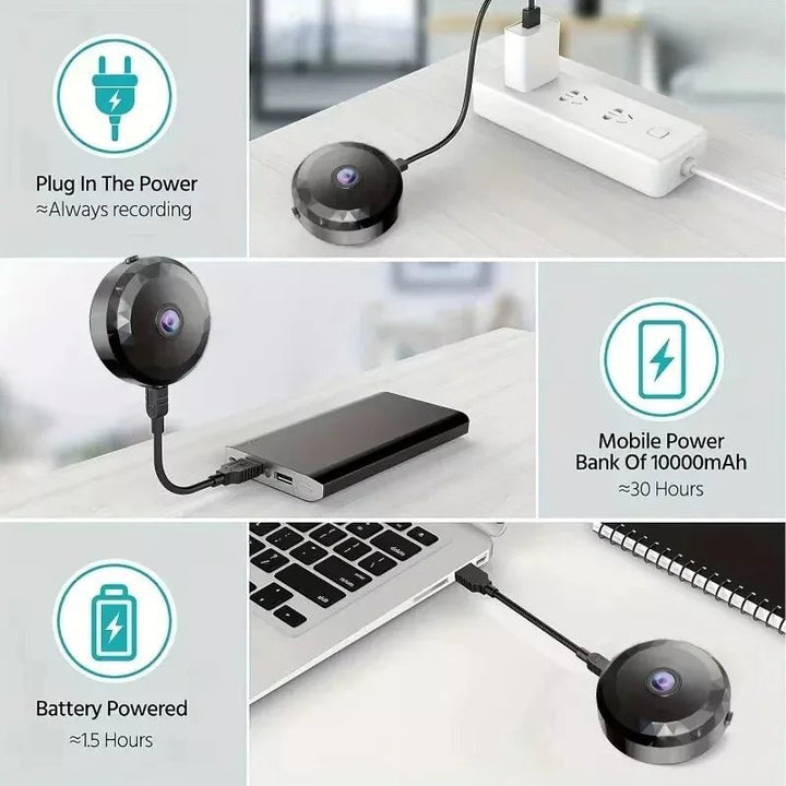 Stornfield | OPTIGUARD – Magnetic Mini WiFi Camera 1080P HD with Night Vision & Motion Detection