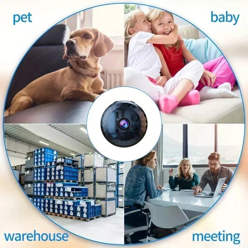 Stornfield | OPTIGUARD – Magnetic Mini WiFi Camera 1080P HD with Night Vision & Motion Detection