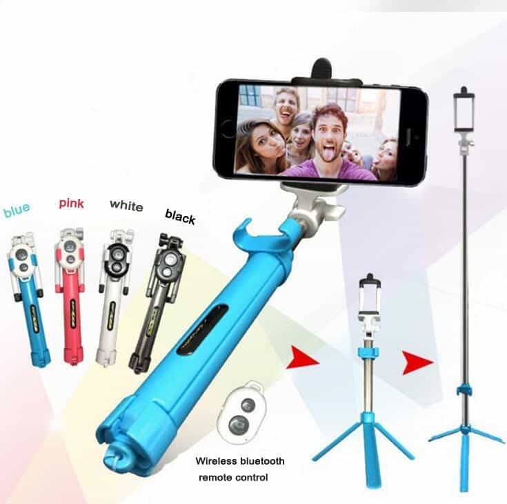Selfie Stick with Tripod and Bluetooth | Stornfield