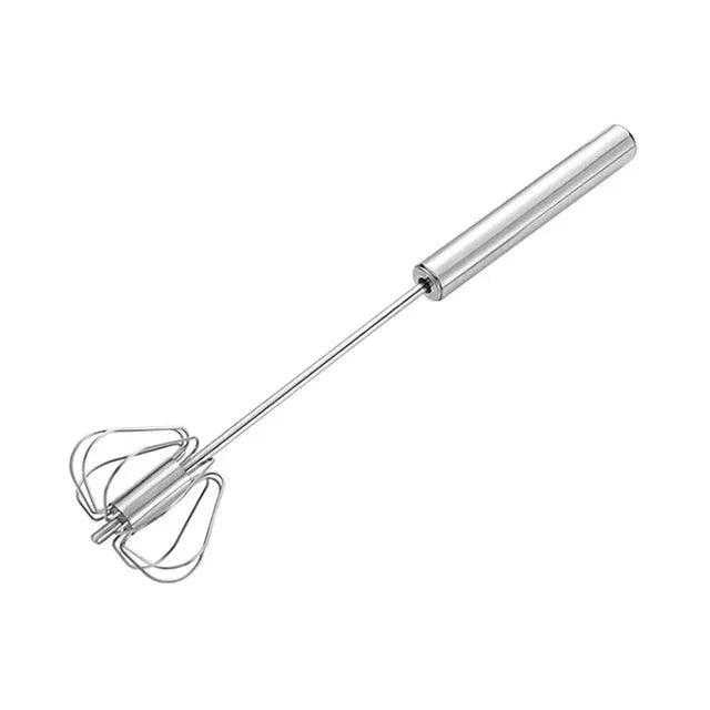 Semi-automatic Egg Beater Stainless Steel Whisk Press Type Egg Beater | Stornfield