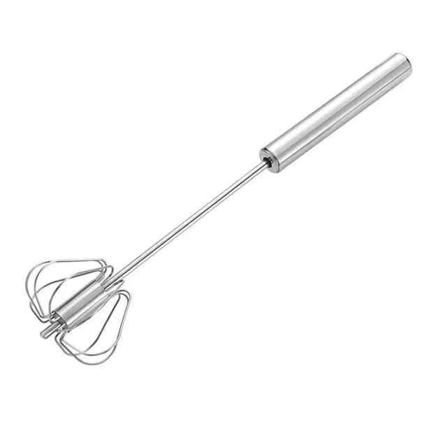 Semi-automatic Egg Beater Stainless Steel Whisk Press Type Egg Beater | Stornfield