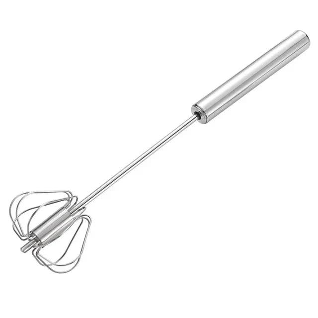 Semi-automatic Egg Beater Stainless Steel Whisk Press Type Egg Beater | Stornfield