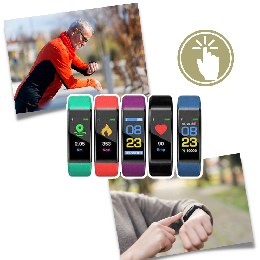 Senior Smartwatch with Heart Rate & Blood Pressure Monitoring | Stornfield