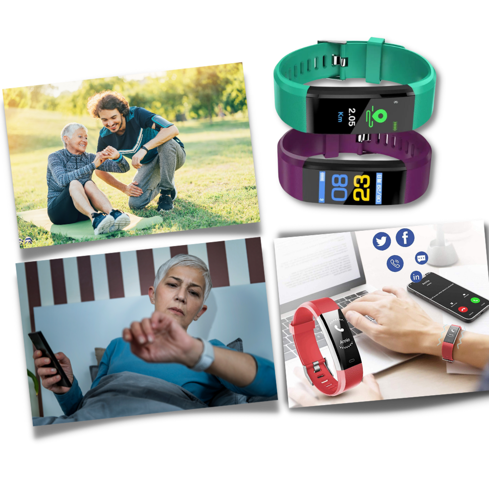 Senior Smartwatch with Heart Rate & Blood Pressure Monitoring | Stornfield