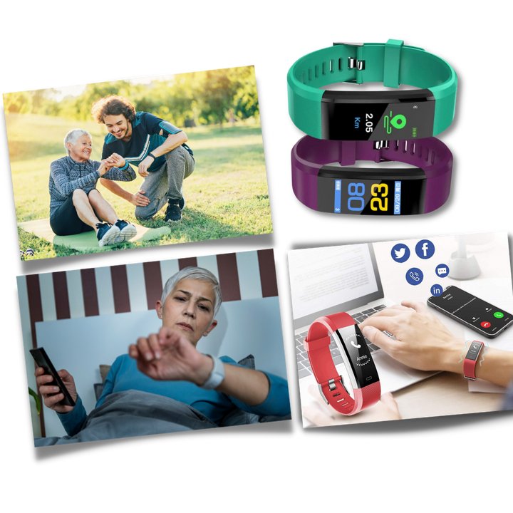 Stornfield | VitaWatch | Senior Smartwatch with Health Monitor and Large LED Screen