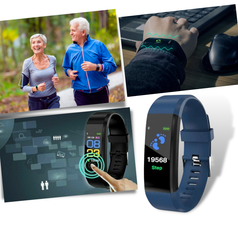 Senior Smartwatch with Heart Rate & Blood Pressure Monitoring | Stornfield