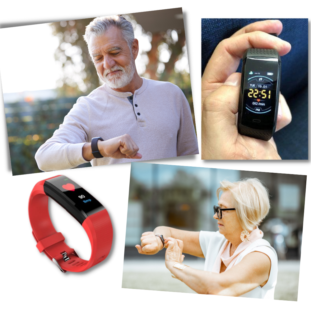 Senior Smartwatch with Heart Rate & Blood Pressure Monitoring | Stornfield