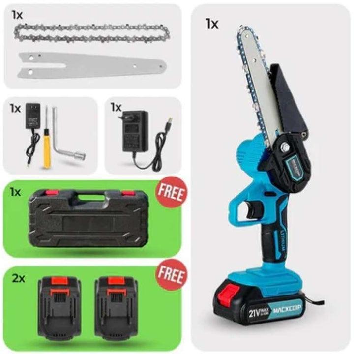 Stornfield | Cordless Electric Chainsaw | Lightweight, Ergonomic Design & Ideal for Effortless Pruning and Trimming