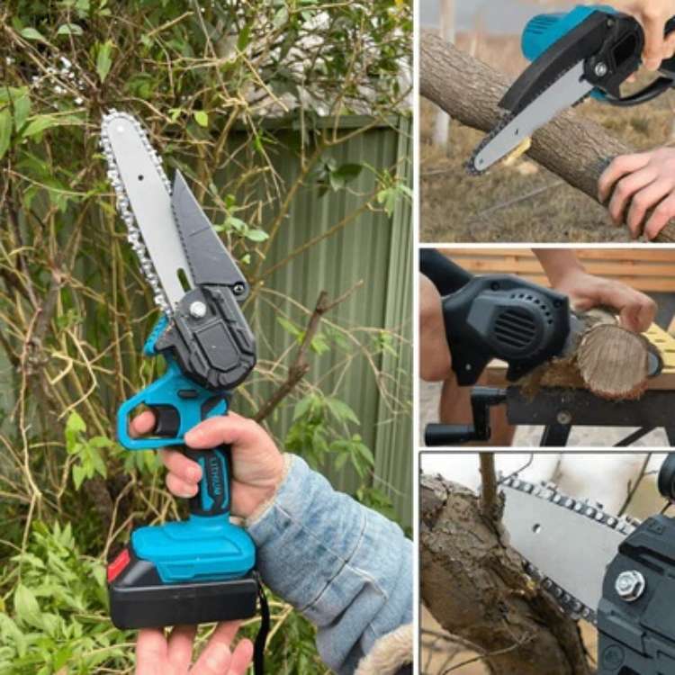Stornfield | Cordless Electric Chainsaw | Lightweight, Ergonomic Design & Ideal for Effortless Pruning and Trimming