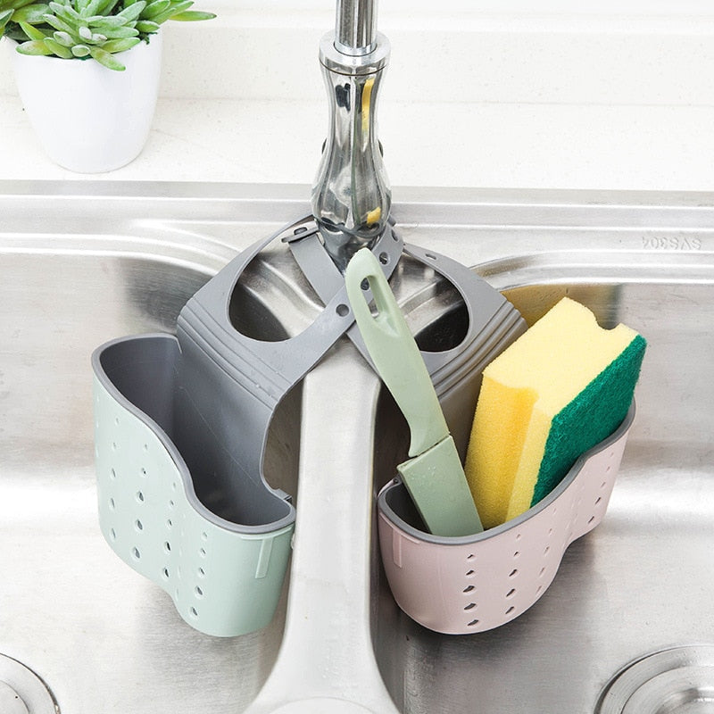 Shelf Soap Sponge Rack Bathroom Holder Kitchen Storage Suction Cup | Stornfield