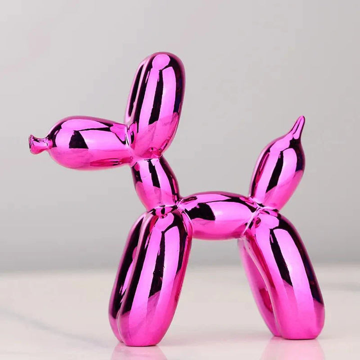 Shiny Resin Balloon Dog Living Room Ornament Modern Style | Stornfield