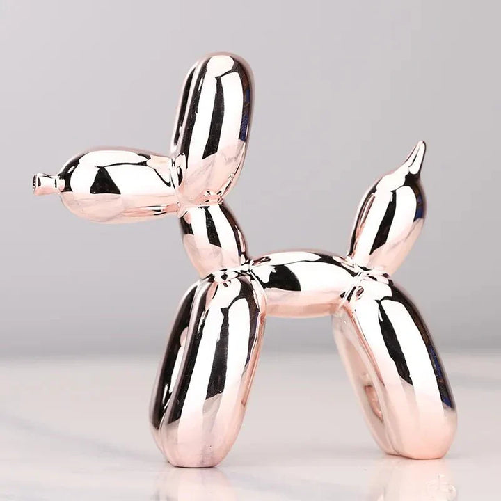 Shiny Resin Balloon Dog Living Room Ornament Modern Style | Stornfield