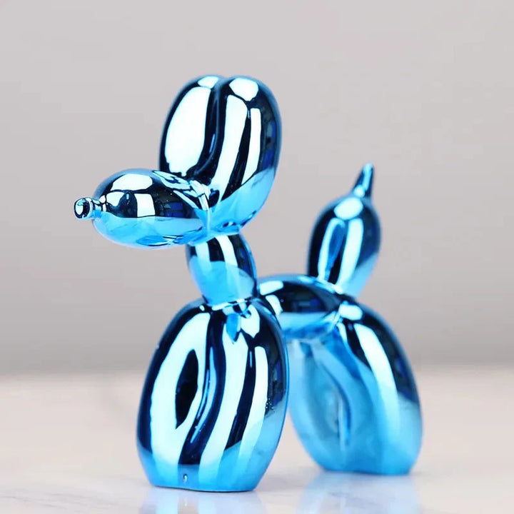 Shiny Resin Balloon Dog Living Room Ornament Modern Style | Stornfield