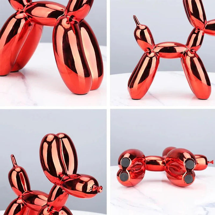 Shiny Resin Balloon Dog Living Room Ornament Modern Style | Stornfield