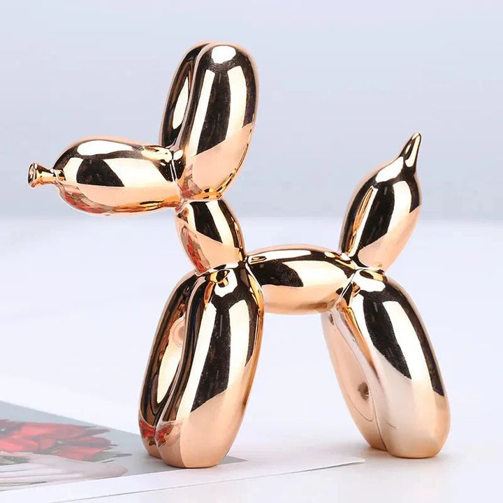 Shiny Resin Balloon Dog Living Room Ornament Modern Style | Stornfield